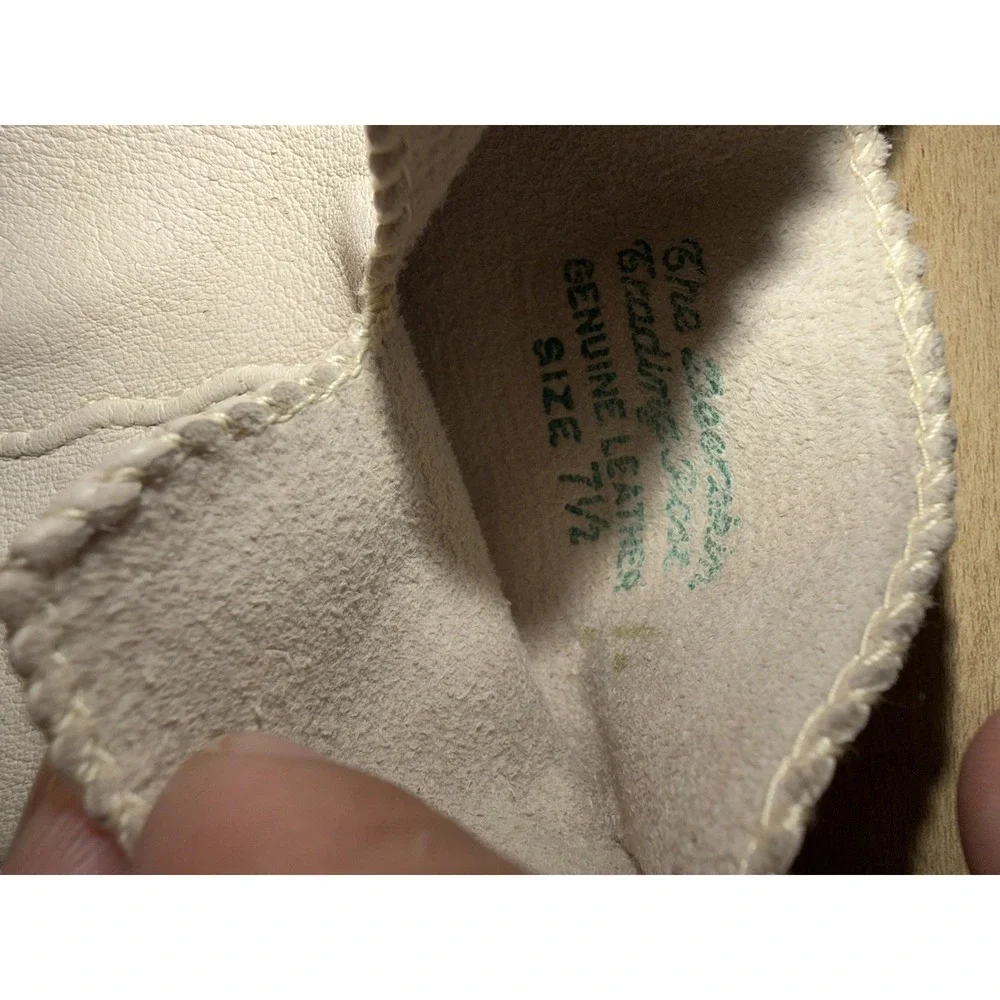 Vintage‎ Womens Deerskin Leather Gloves Fawn Color Size 7.5 J